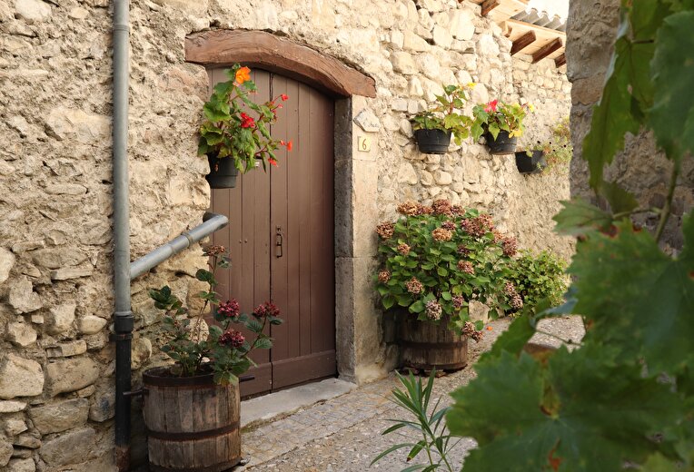 Visite guidée estivale de Châtillon-en-Diois, Village médiéval