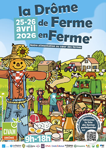 La Drôme de Ferme en Ferme