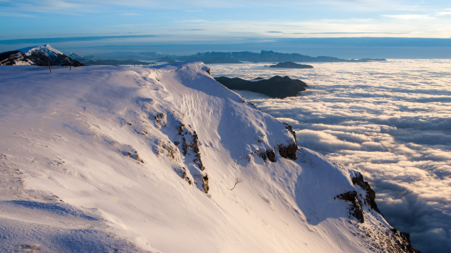 Le rebord Sud du plateau du Vercors