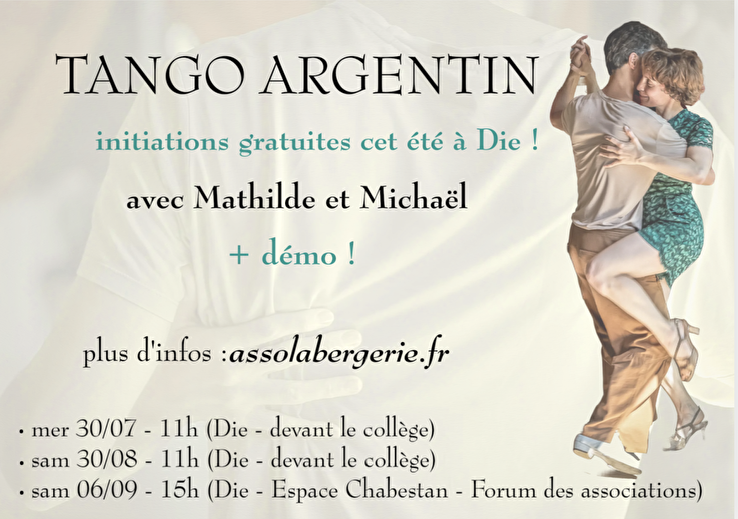 Atelier danse - Initiation au tango argentin