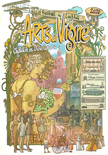 Festival Arts et Vigne 2026 - Ouverture le dimanche 2 août
