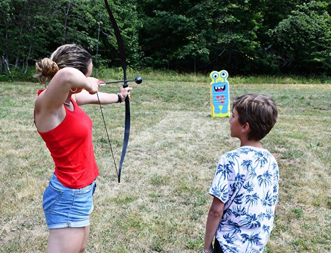 Tir à l'arc à l'espace Raphaël Poirée