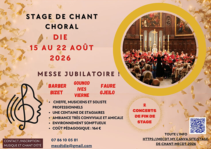 stage de chant choral
