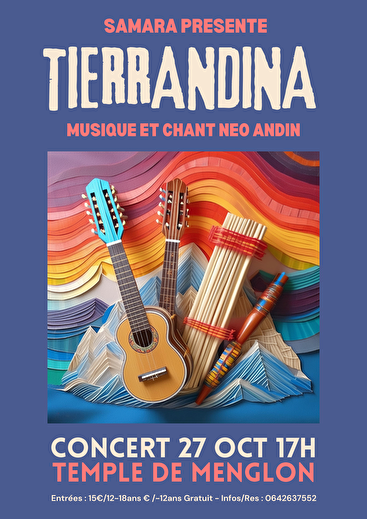 Concert- Samara et Tierrandina Musiques et Chants Néo Andin