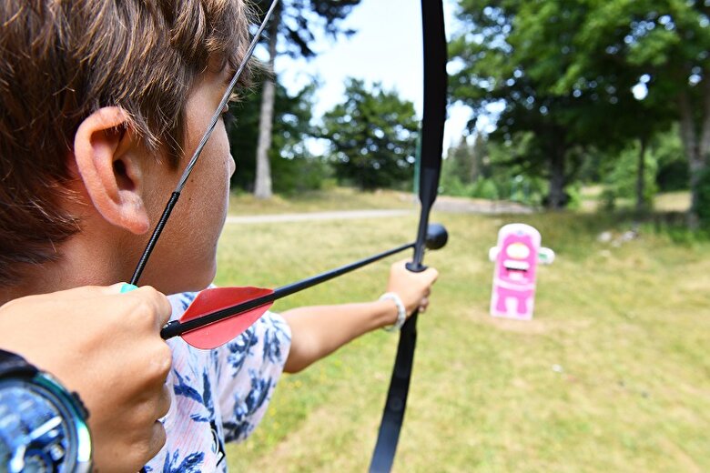 Tir à l'arc à l'espace Raphaël Poirée
