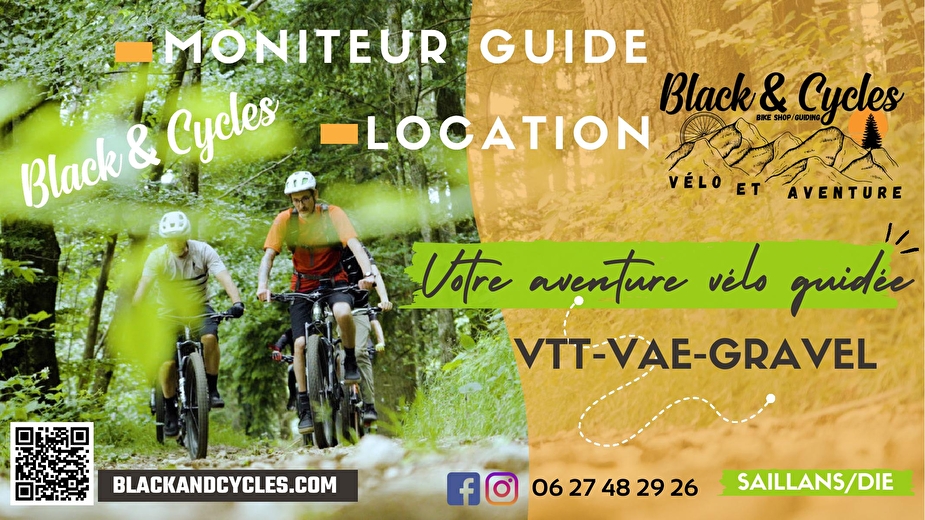 Encadrement vélo, moniteur guide VTT - Black&Cycles