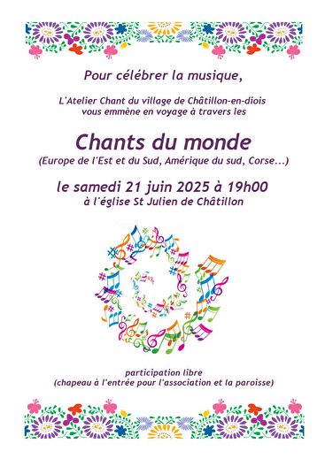 Concert - Chants du monde