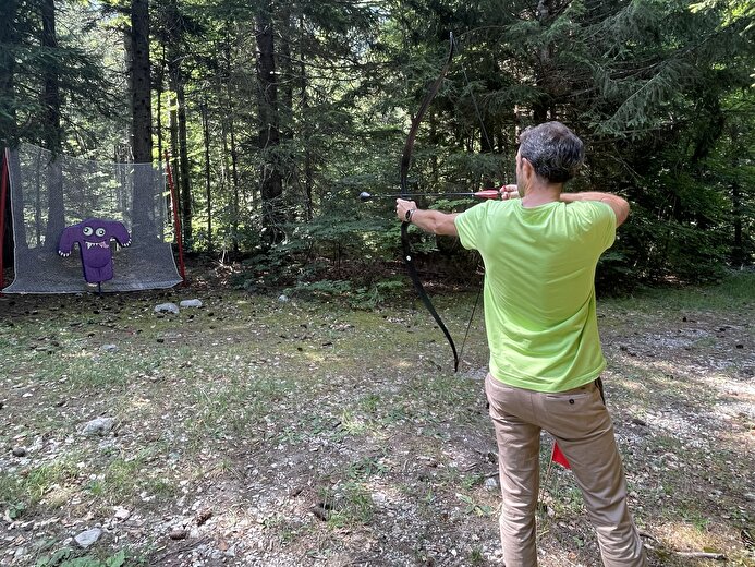 Archery course at Lus-La-Jarjatte