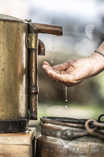 Atelier de distillation à l’ancienne de la lavande au pied du Vercors