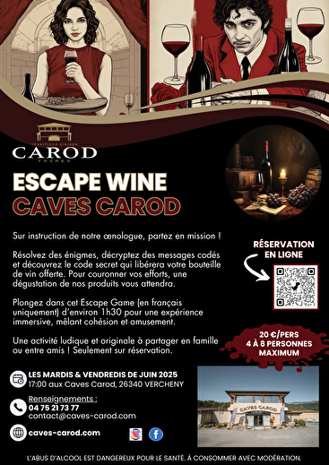 Escape Wine Chez Carod