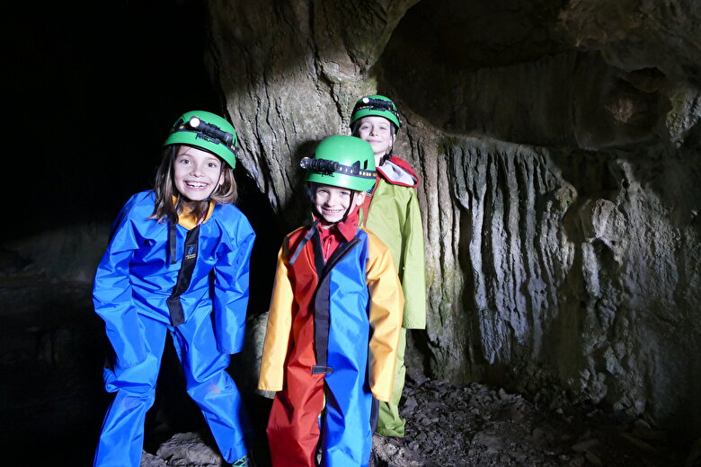 Enfants spéléo