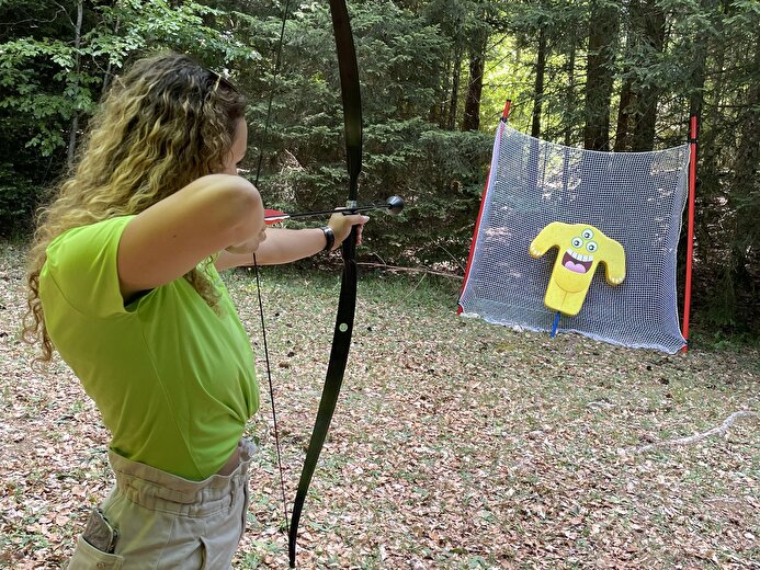 Archery course at Lus-La-Jarjatte