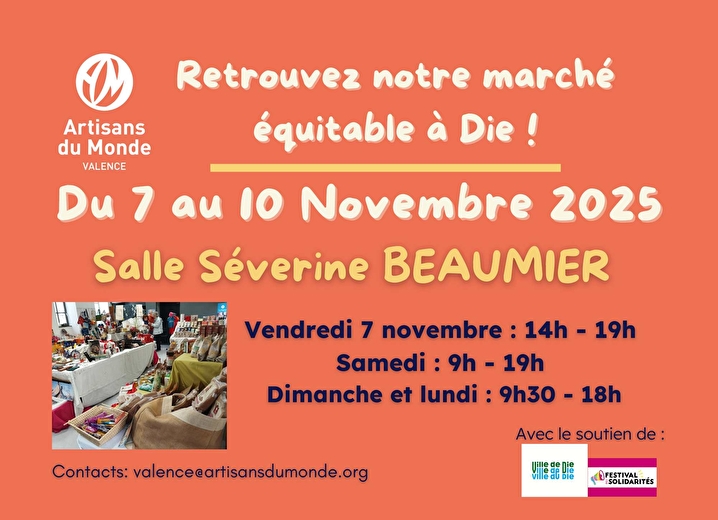 Festival des Solidarités - Expo-vente Artisans du Monde