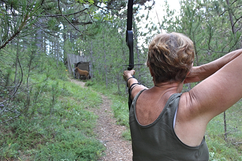 Tir sur cible bouquetin