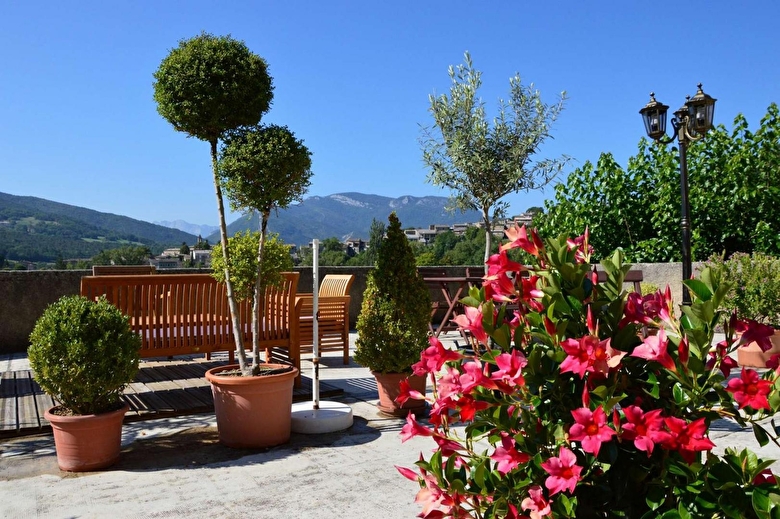 La terrasse plein sud