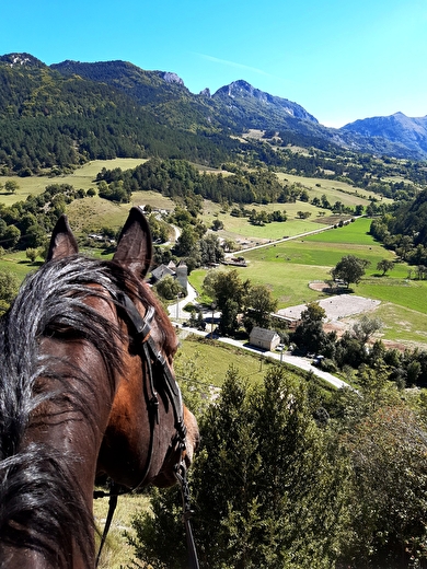 Rando à cheval à Glandage