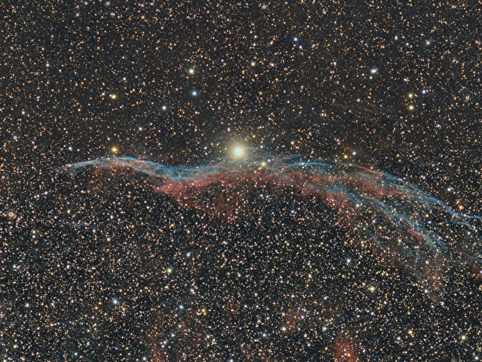 constellation du cygne vue du téléscope