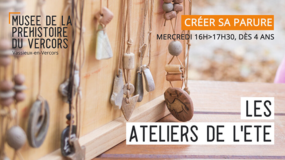 Atelier : artiste préhistorique, créer sa parure