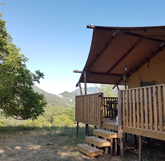 Tente Grand Lodge Premium terrasse