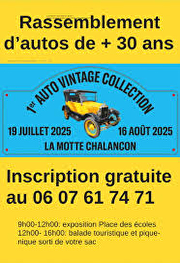 Rassemblement de voitures anciennes