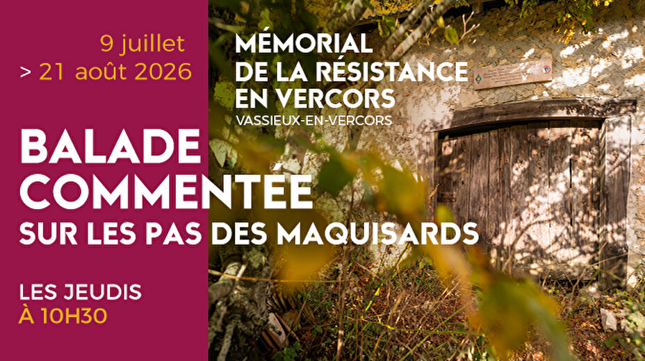 Balade commentée : sur les pas des maquisards