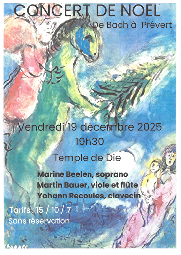 Concert de Noël - De Bach à Prévert