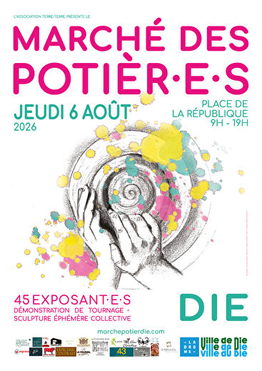Marché de Potiers et Potières à Die - 23ème édition