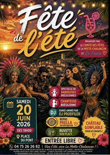 Fête de l'été à La Motte Chalancon !