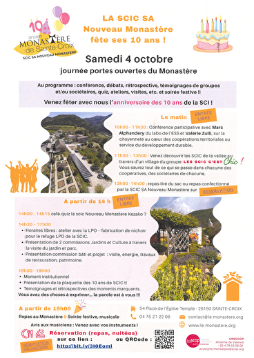 Journée portes ouvertes du Monastère