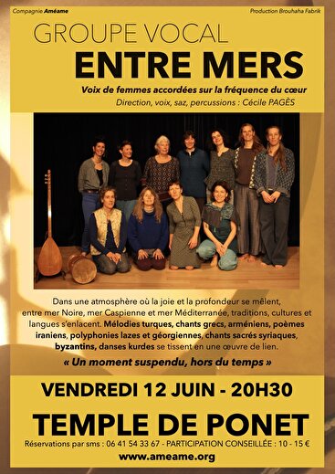 Concert Groupe vocal Entre Mers