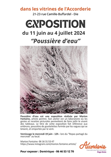 Exposition de Peinture- Poussière d'Eau