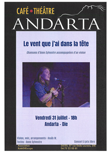 Concert - Le vent que j'ai dans la tête