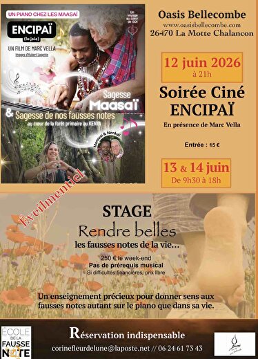 Stage - Rendre belles les fausses notes de la vie