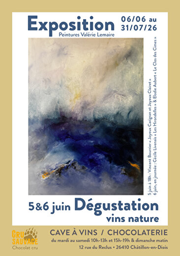Exposition de tableaux - Dégustation de vins Nature