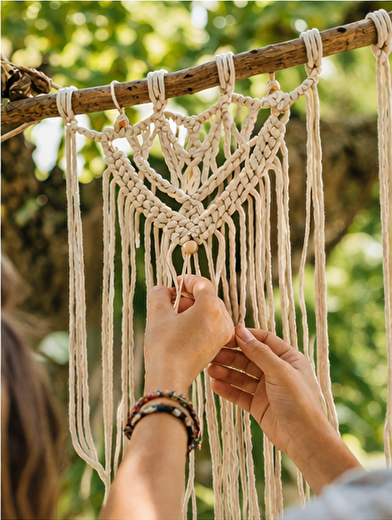 Activité créative et manuelle - INITITATION MACRAMÉ