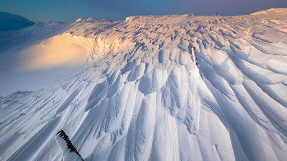 Arabesques de neige dans les Gagères