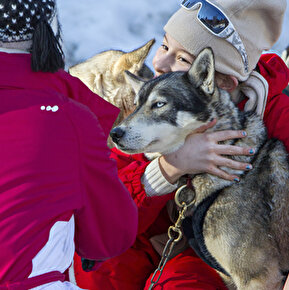 Sports d'hiver en famille