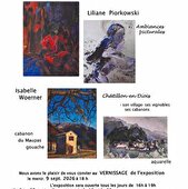 Exposition de peinture - Liliane Piorkowski et Isabelle Woerner