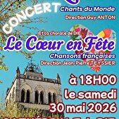 Concert des chorales Le Coeur en fête  et Chantequint