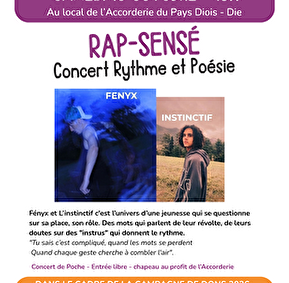 Concert - Rap -Sensé - Fénix et L’instinctif
