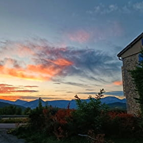 Extérieur au coucher du soleil