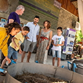 Visite familiale de la distillerie