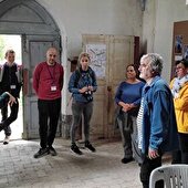 Bezoek aan de restauratiewerkplaats van de kapel van Salières