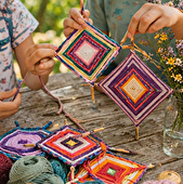 Activité créative et manuelle - MANDALAS MEXICAINS (Ojos de dios)